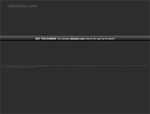 Tablet Screenshot of okkatots.com
